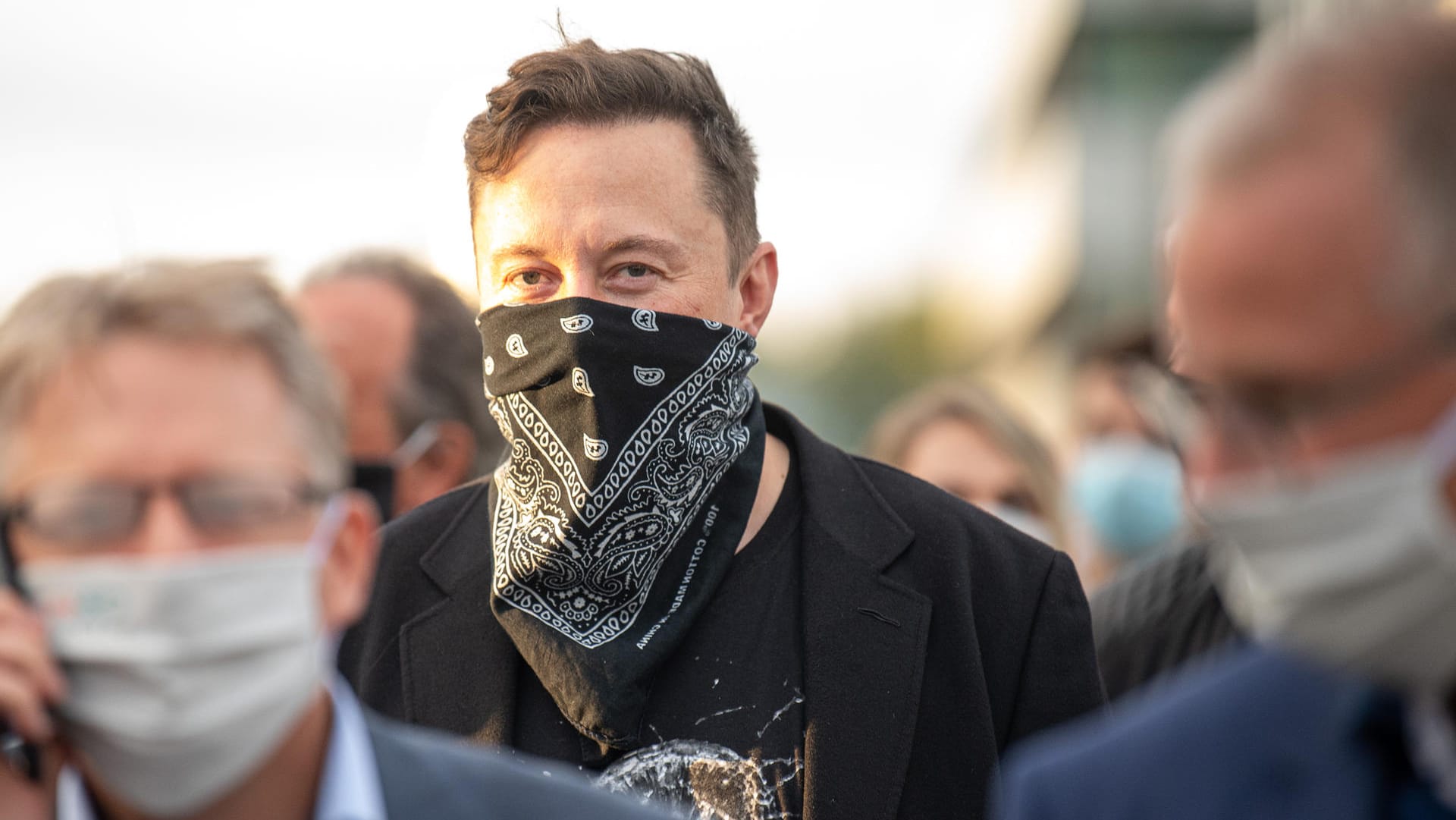 Stippvisite in Tübingen: Tesla-Chef Elon Musk hat am Dienstag das Biotech-Unternehmen Curevac besucht.