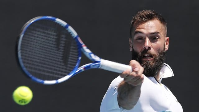 Kann sich seinen positiven Corona-Test nicht erklären: Benoît Paire.