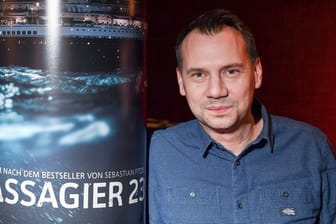 Bestseller-Autor Sebastian Fitzek bei der Vorstellung des RTL-Thrillers "Passagier 23 - Verschwunden auf hoher See" 2018 in Berlin.