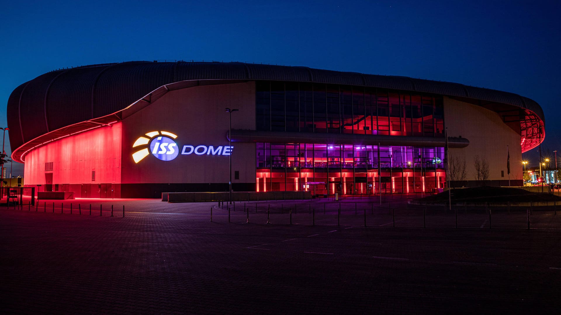 Der ISS Dome in Düsseldorf: Die Handball-Testspiele in der Multifunktionshalle wurden abgesagt.