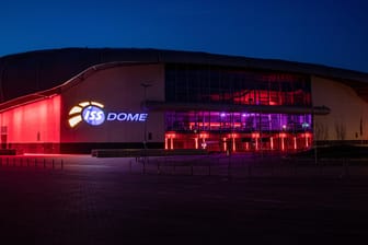 Der ISS Dome in Düsseldorf: Die Handball-Testspiele in der Multifunktionshalle wurden abgesagt.