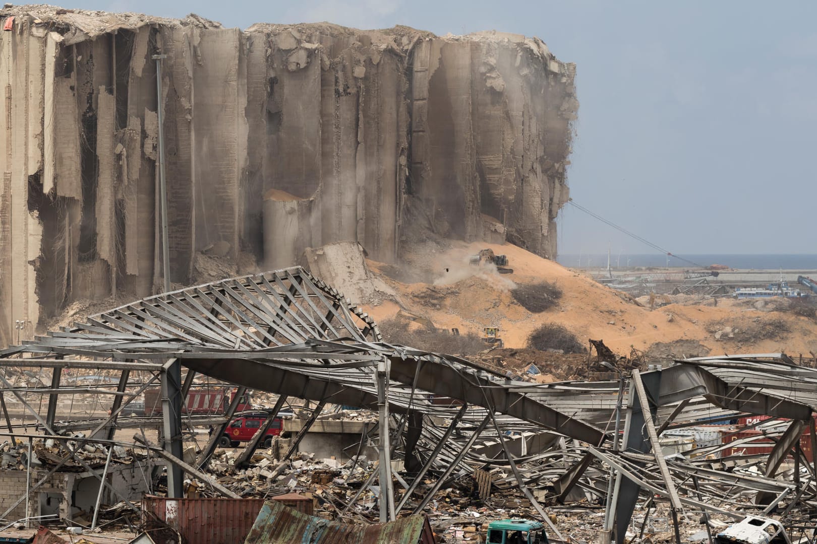 Zerstörtes Beirut: Die gewaltige Explosion in der Hauptstadt des Libanons hat die Not der Menschen noch einmal verschärft.