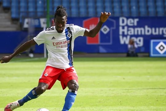 Hat aktuell noch ein Ermittlungsverfahren gegen sich laufen: HSV-Profi Bakery Jatta.
