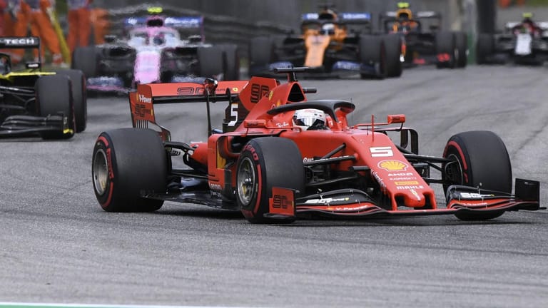 Szene aus dem letzten Jahr: Sebastian Vettel auf der Strecke in Monza.