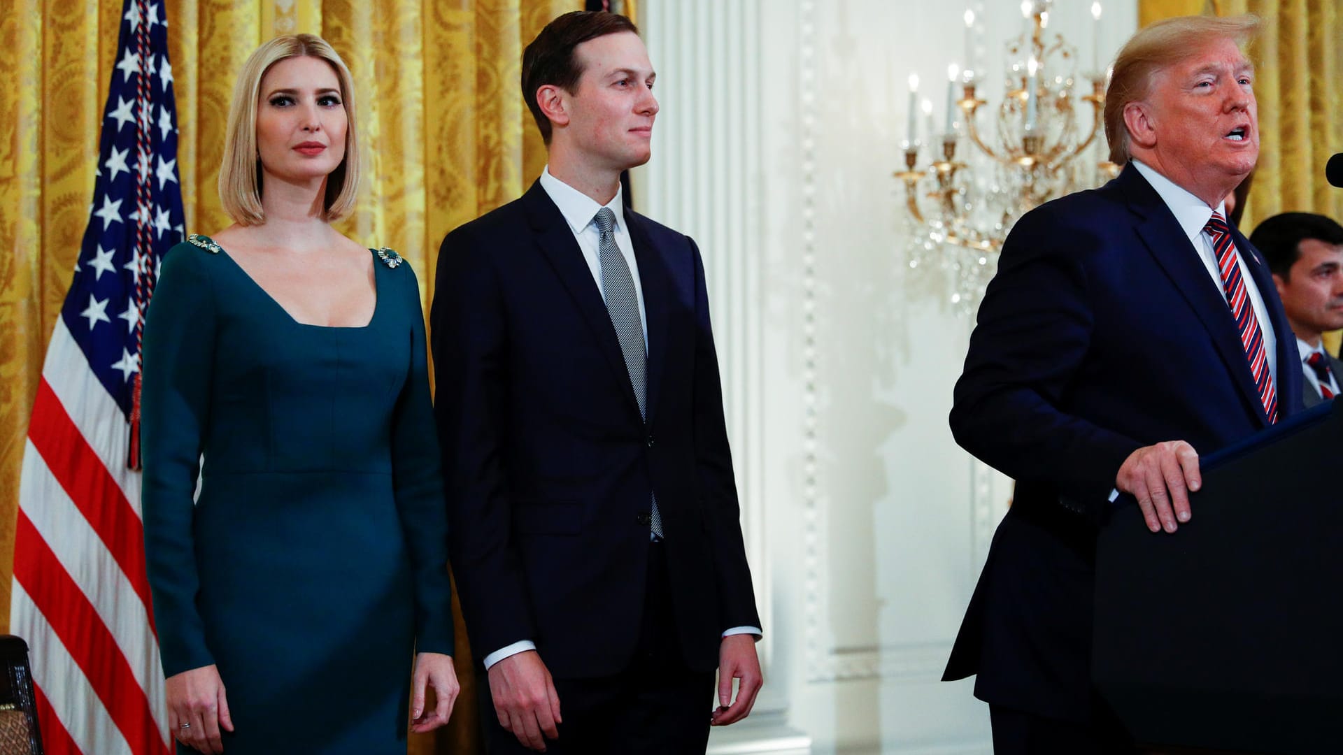 Ivanka Trump, Jared Kushner, Donald Trump im Weißen Haus: Atemberaubend breites Aufgabengebiet.