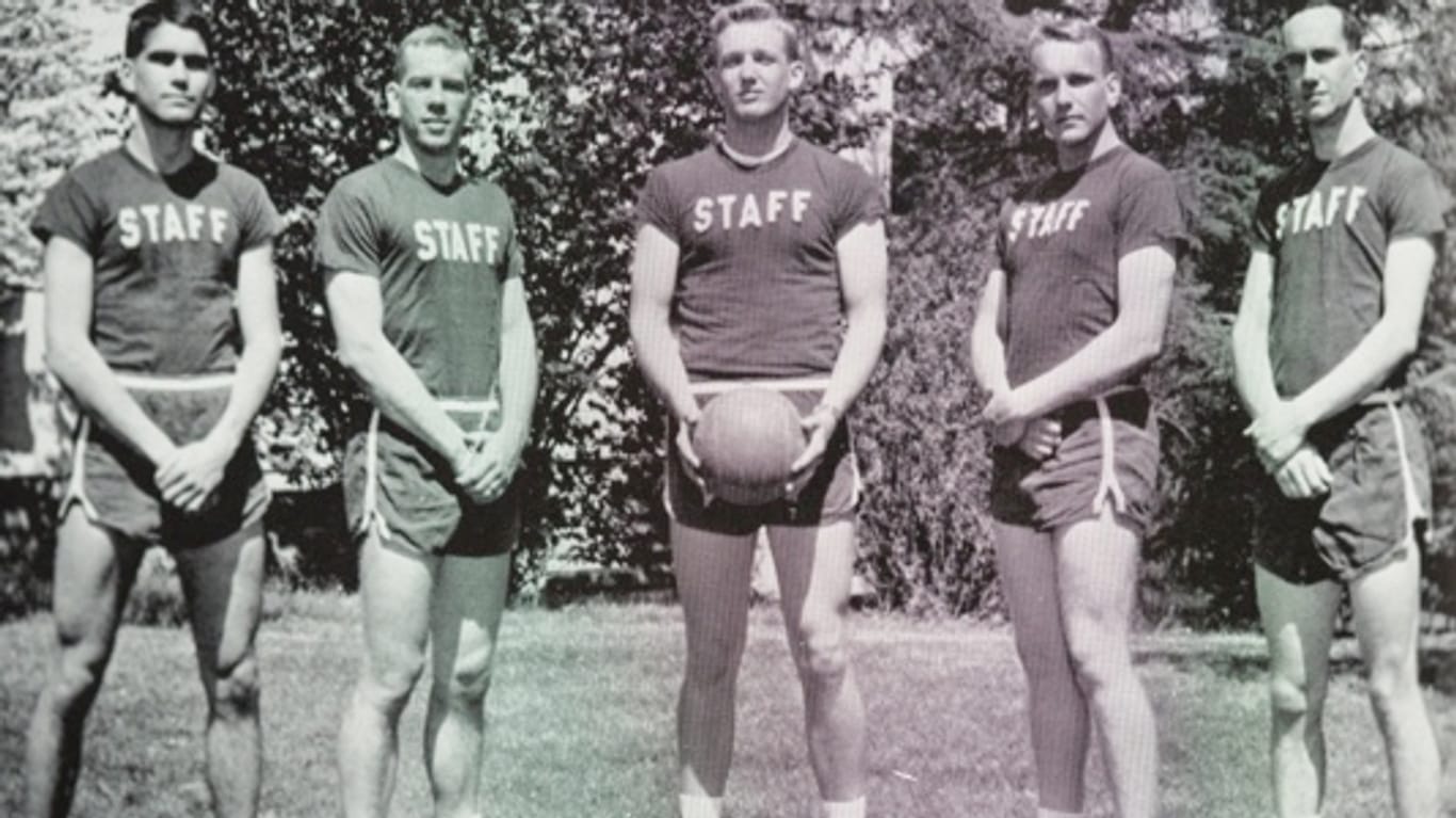Donald Trump (Mitte) war in den 1960er-Jahren Schüler an der New York Military Academy.