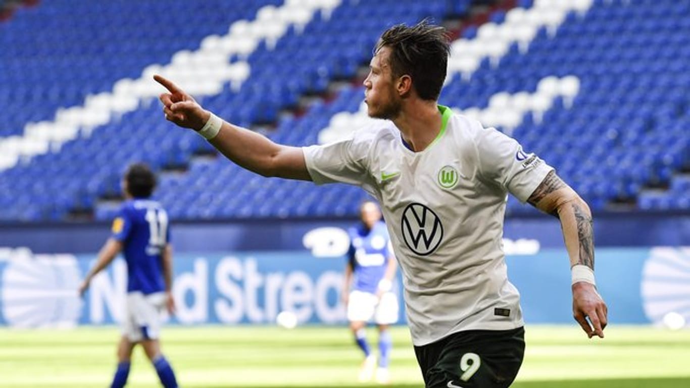 Wout Weghorst erzielte in den zwei vergangenen Spielzeiten 33 Tore für den VfL Wolfsburg.