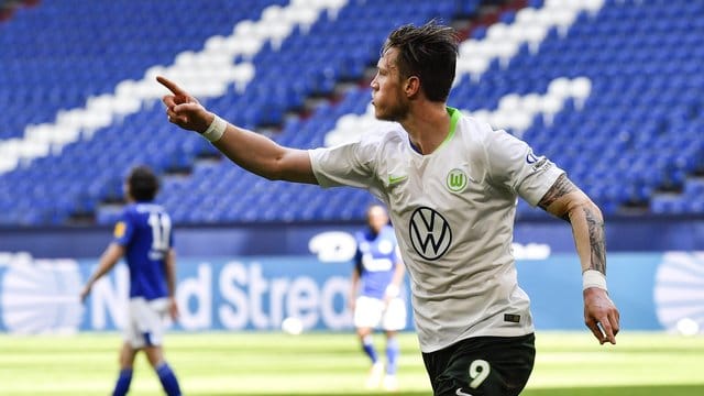Wout Weghorst erzielte in den zwei vergangenen Spielzeiten 33 Tore für den VfL Wolfsburg. Wout Weghorst erzielte in den zwei vergangenen Spielzeiten 33 Tore für den VfL Wolfsburg.