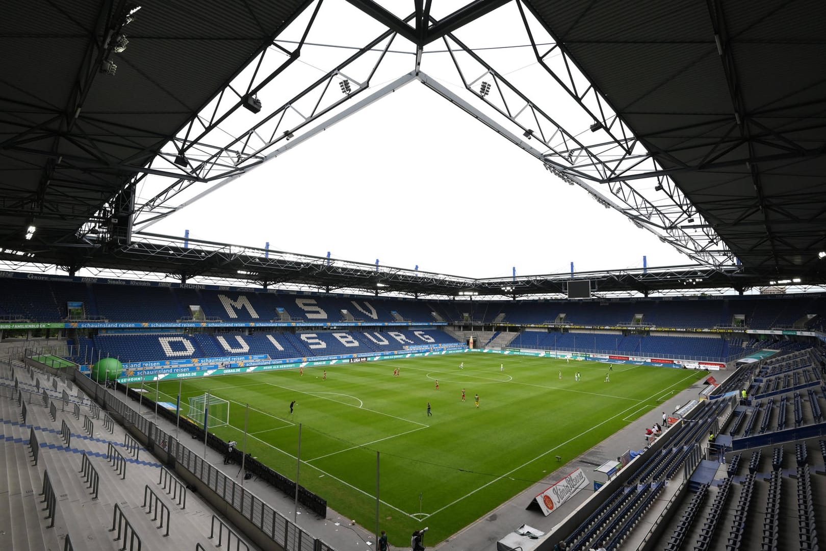 Die Schauinsland Reisen Arena in Duisburg: Gegen Dortmund werden im Pokal maximal 300 Fans erlaubt sein.