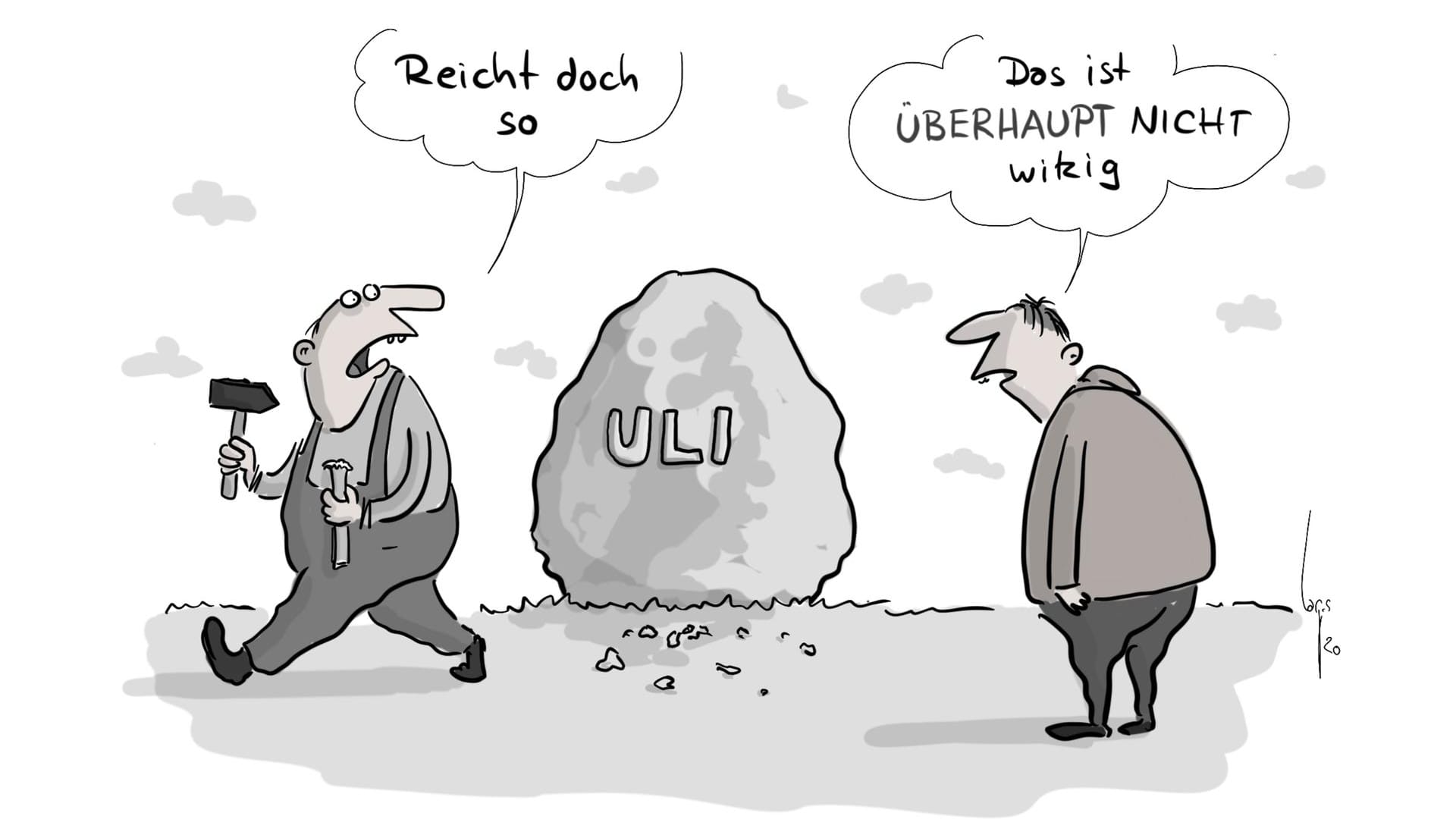 Cartoonist Uli Stein ist tot: Kollege Mario Lars nimmt für t-online auf seine Art Abschied.