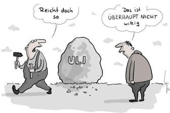 Cartoonist Uli Stein ist tot: Kollege Mario Lars nimmt für t-online auf seine Art Abschied.