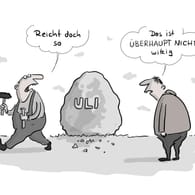 Cartoonist Uli Stein ist tot: Kollege Mario Lars nimmt für t-online auf seine Art Abschied.