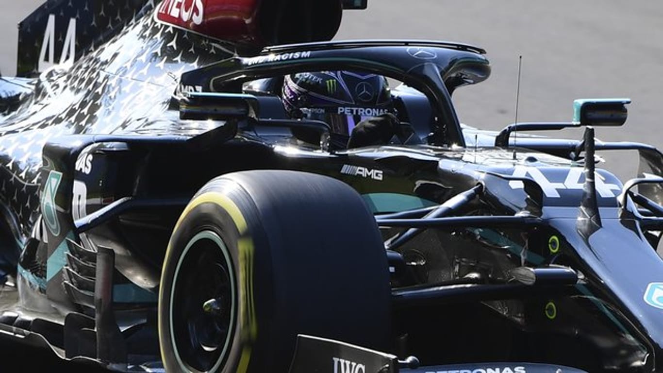 Favorit auf die Pole in Monza: Mercedes-Pilot Lewis Hamilton.