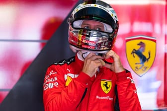 Verärgert: Sebastian Vettel am Rande des Qualifyings zum Großen Preis von Italien.