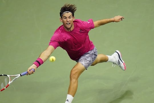 Dominic Thiem aus Österreich in Aktion.