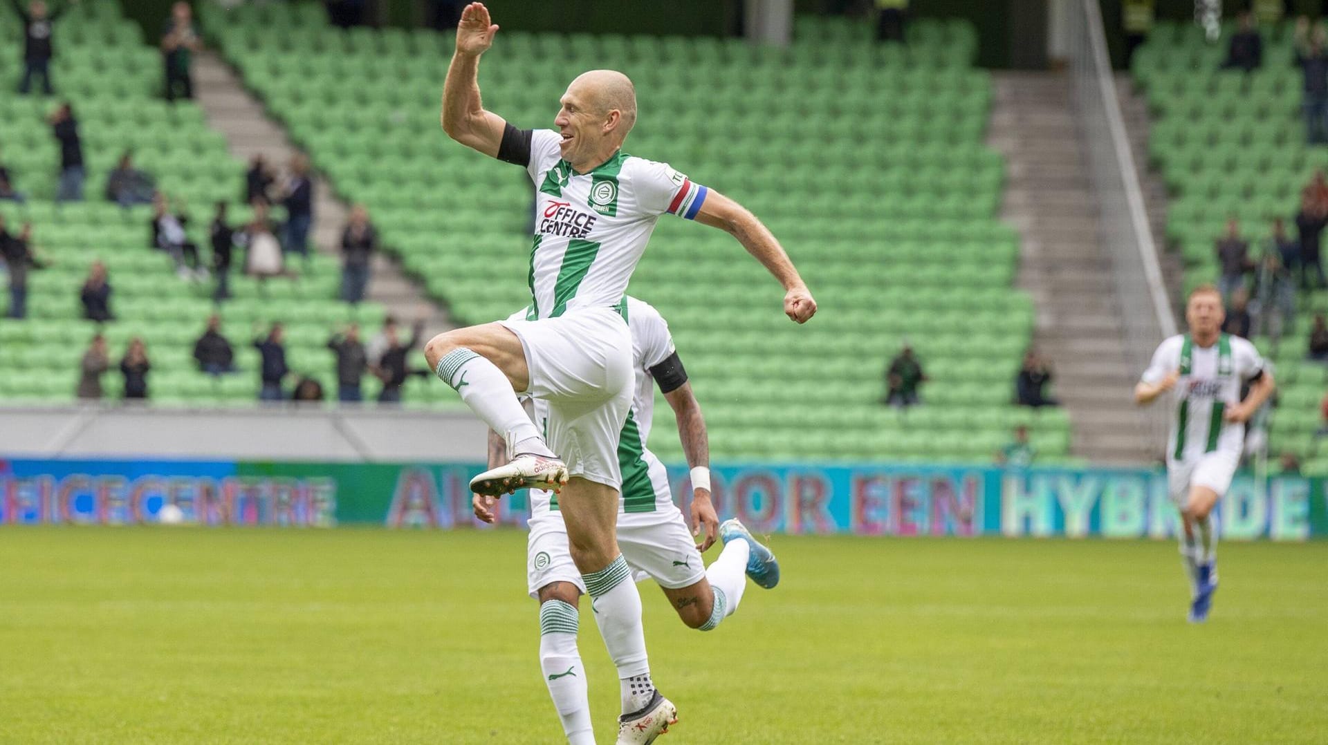 Zurück in der Heimat: Arjen Robben traf beim 1:1 zwischen seinem FC Groningen und Arminia Bielefeld.