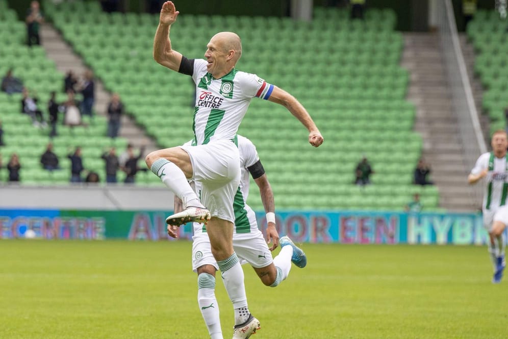 Zurück in der Heimat: Arjen Robben traf beim 1:1 zwischen seinem FC Groningen und Arminia Bielefeld.