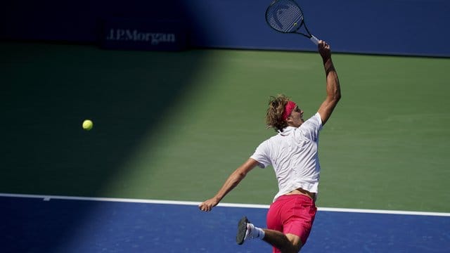 Alexander Zverev erreichte das Viertelfinale in New York.