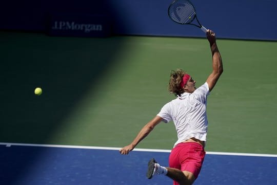 Alexander Zverev erreichte das Viertelfinale in New York.