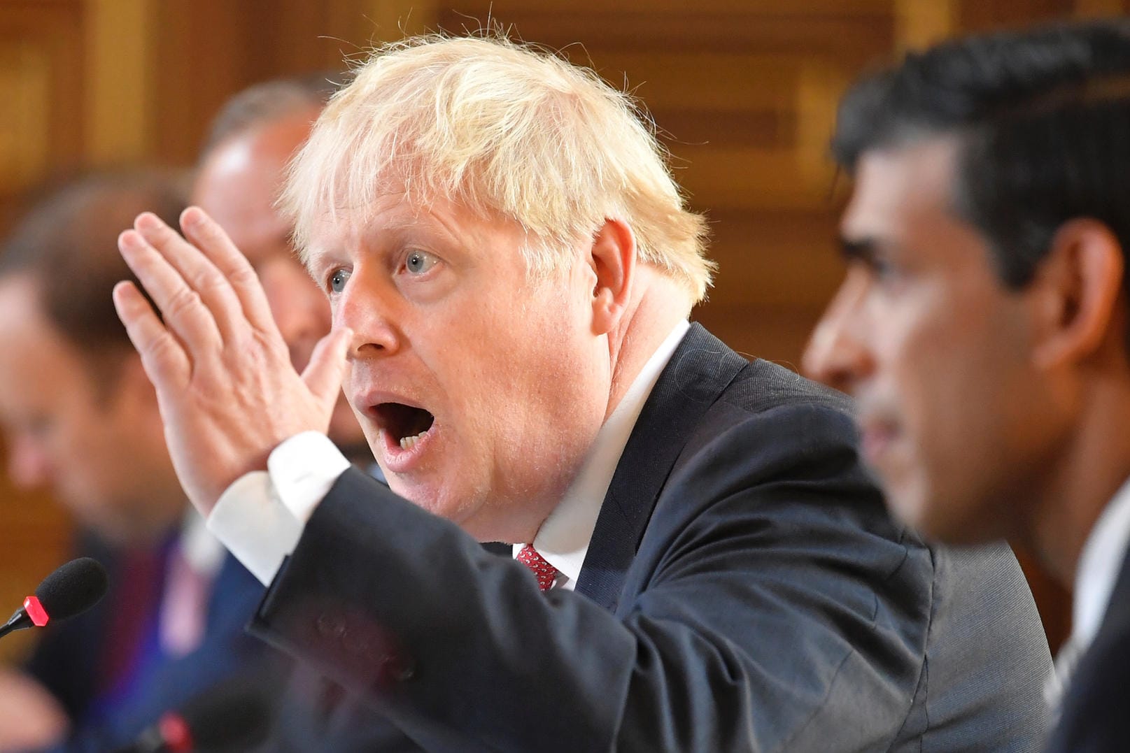 Boris Johnson: Premier Johnson droht mit einem hartem Bruch nach der Brexit-Übergangsphase.