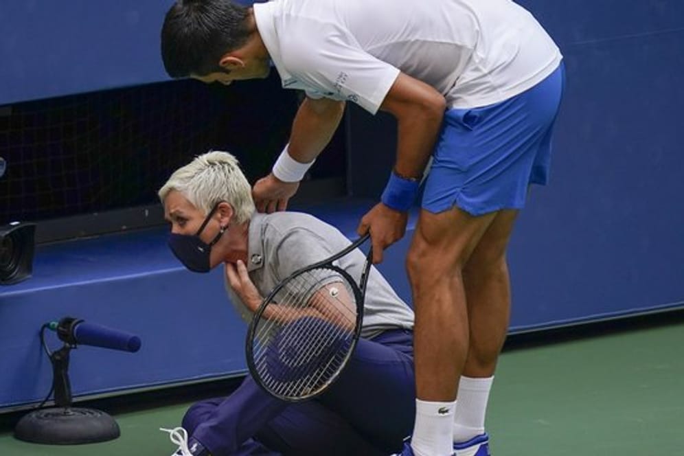 Katapultierte sich bei den US Open selber ins Aus: Novak Djokovic.