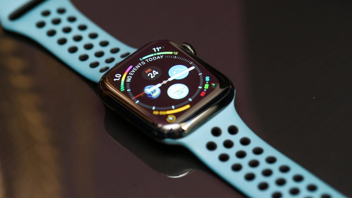Eine Apple Watch: Möglicherweise könnte die Vorstellung der neuesten Smartwatch unmittelbar bevorstehen