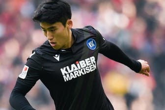 Kyoung-Rok Choi in Aktion (Archivbild): Der Profi vom Karlsruher SC ist verletzt.