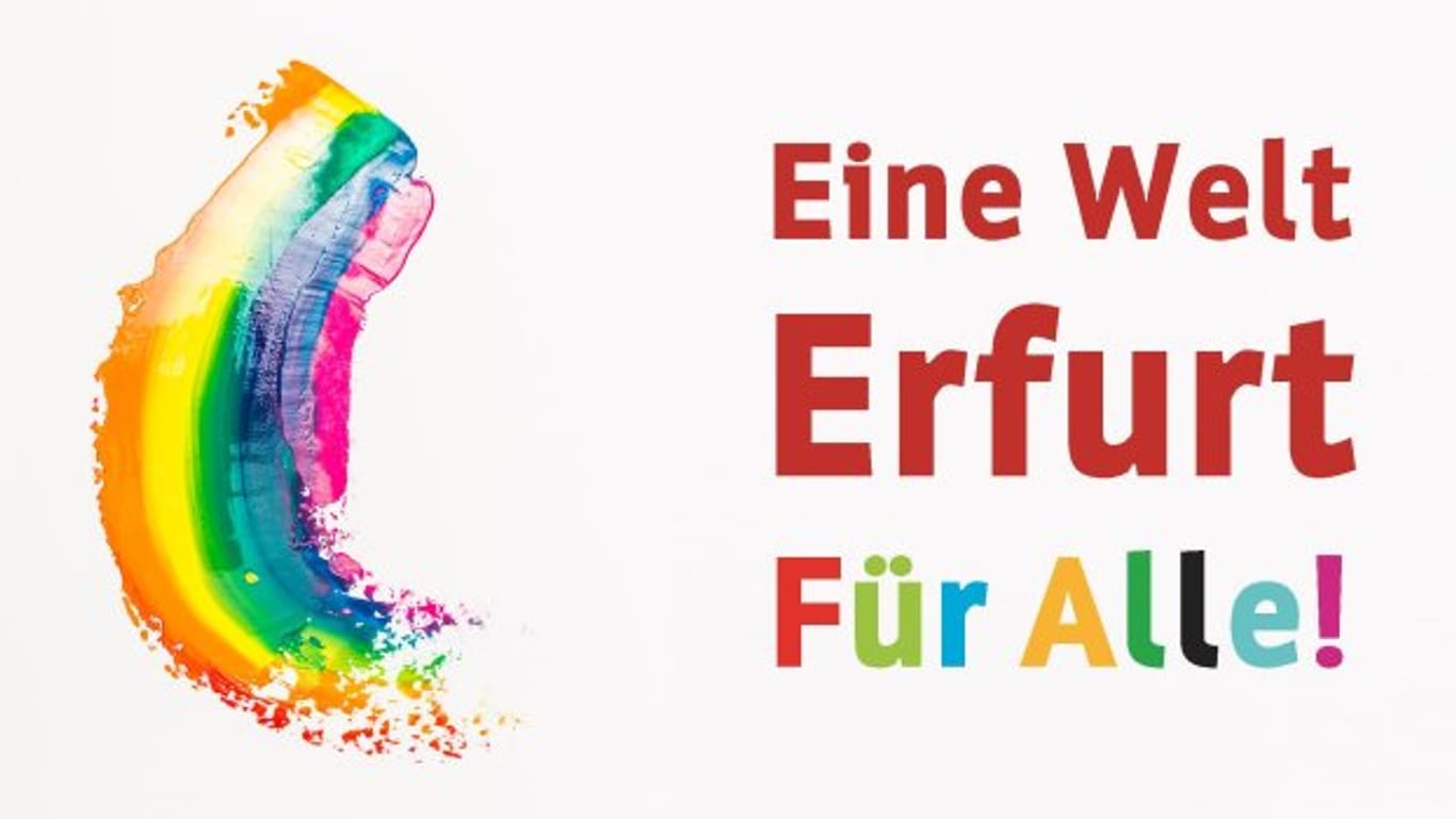 Motiv der Erfurter Kampagne gegen Diskriminierung und Rassismus: Auch Bürger der Stadt sollen sich an der Aktion beteiligen.