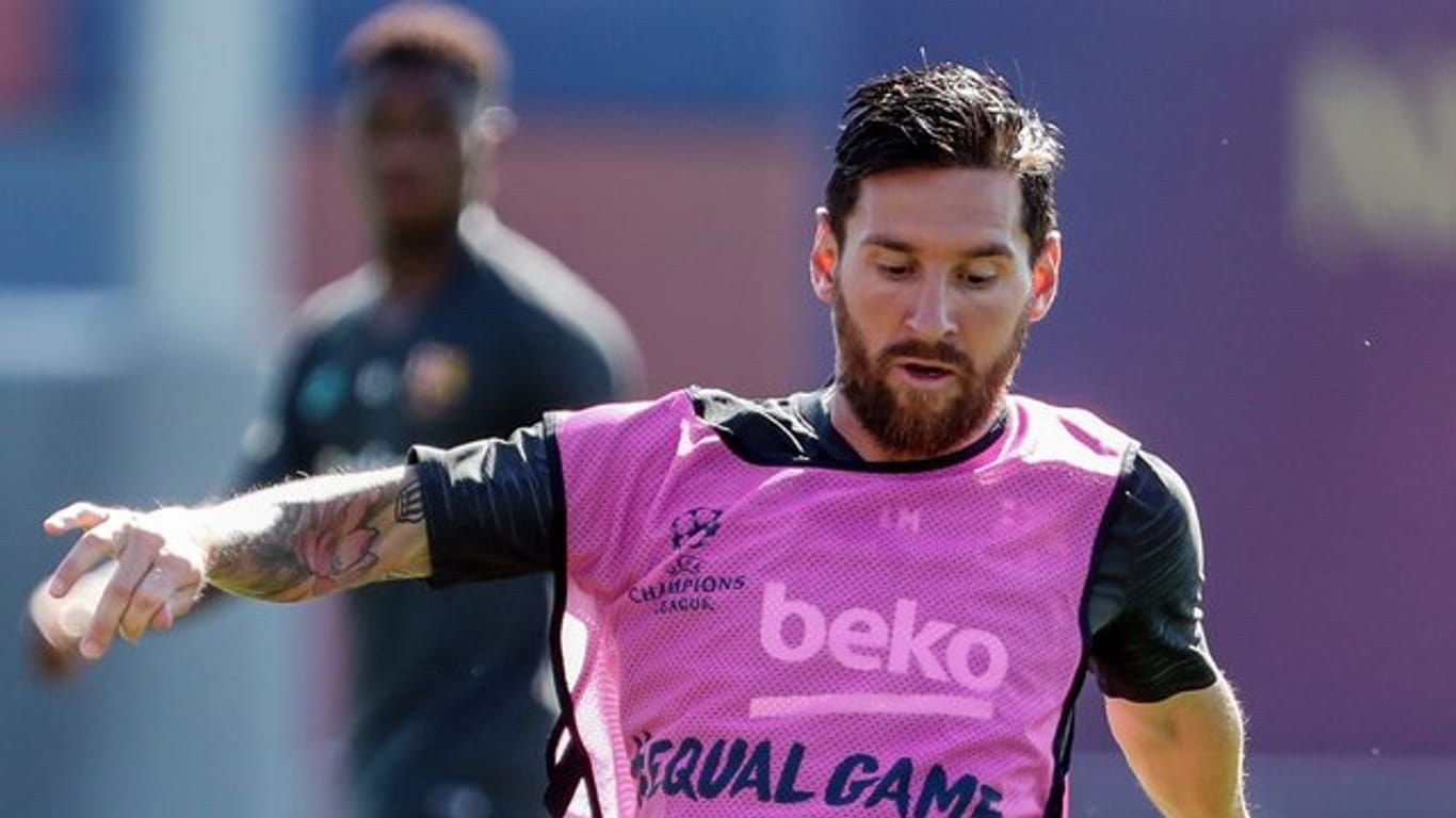 Hat wieder beim FC Barcelona trainiert: Lionel Messi.
