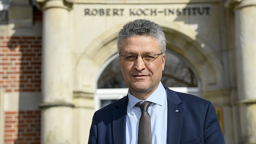 RKI-Präsident Lothar H. Wieler: Das Robert Koch Institut hat die Aufgabe, das Infektionsgeschehen und das Risiko für die Bevölkerung in Deutschland einzuschätzen.