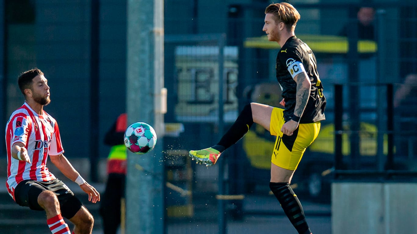 Comeback gelungen: Marco Reus (r.) erzielte gegen Sparta Rotterdam den ersten BVB-Treffer.