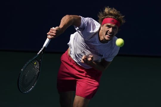 Alexander Zverev in Aktion.