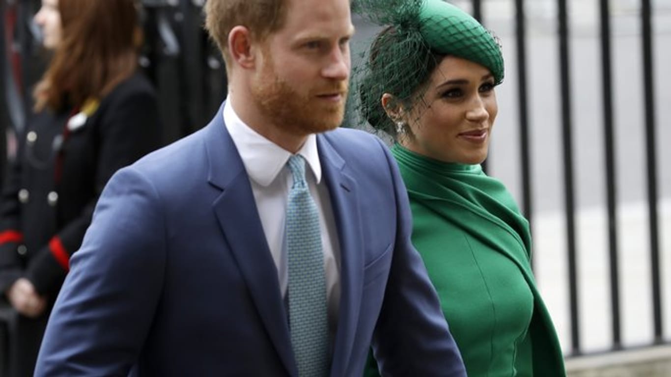 Prinz Harry und Herzogin Meghan im März.