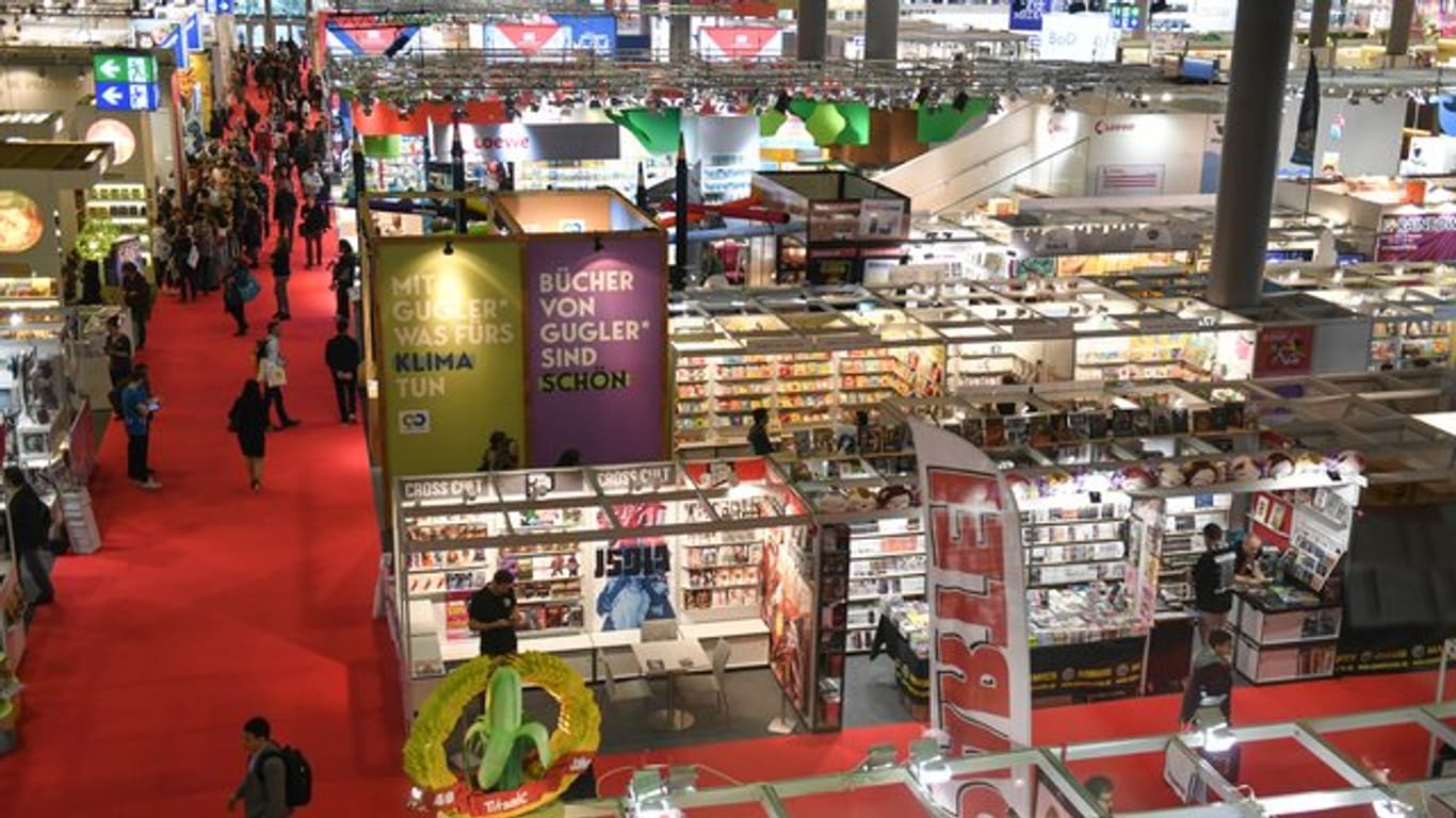 Im letzten Jahr sah es bei der Frankfurter Buchmesse noch so aus.