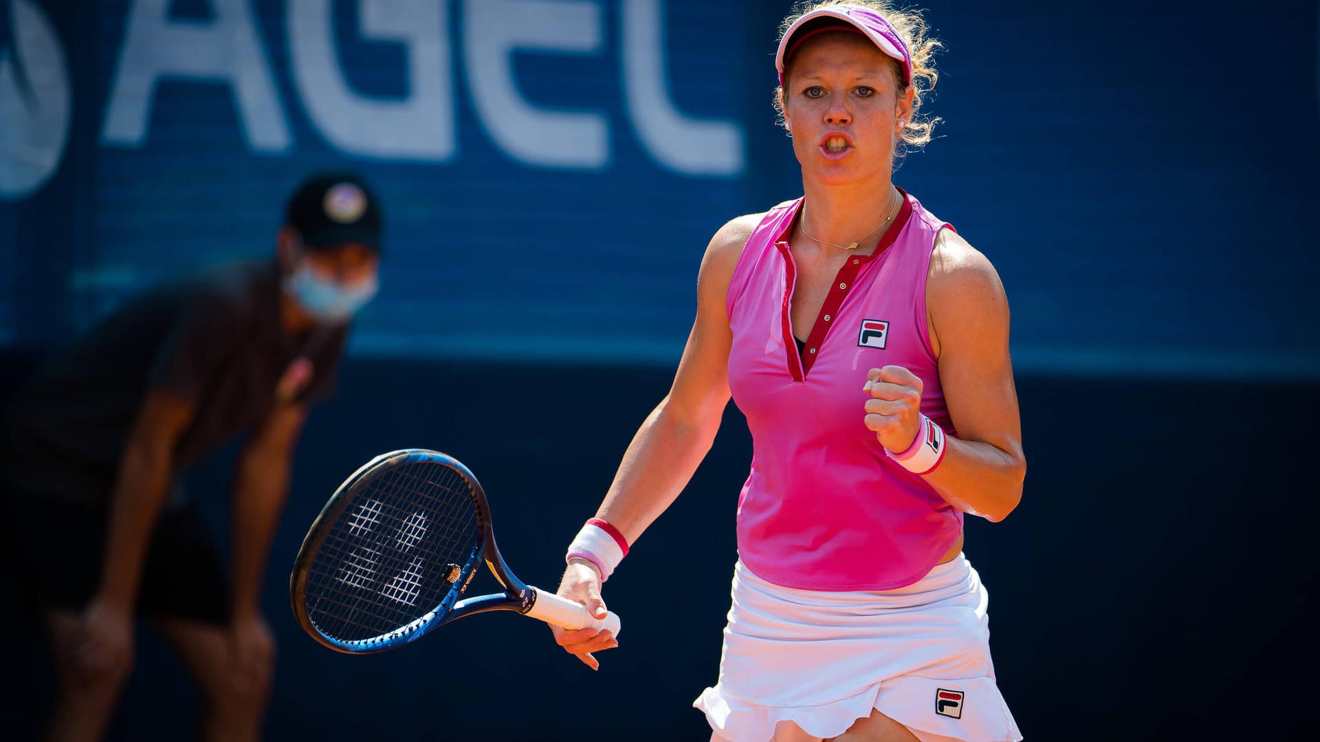 Stark im Doppel: Laura Siegemund greift in New York nach dem Finaleinzug.