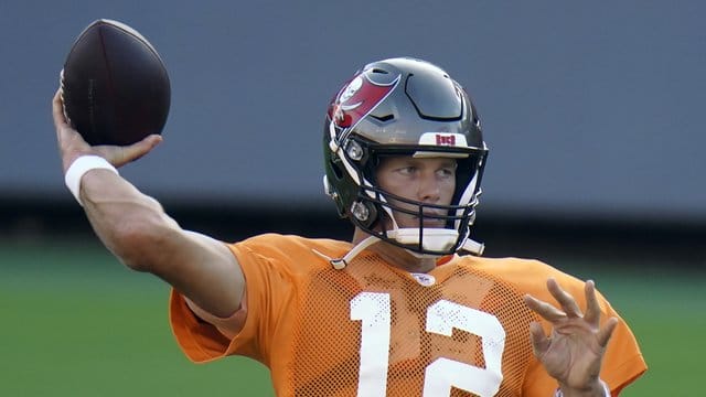 Quarterback Tom Brady spielt nun für die Tampa Bay Buccaneers.
