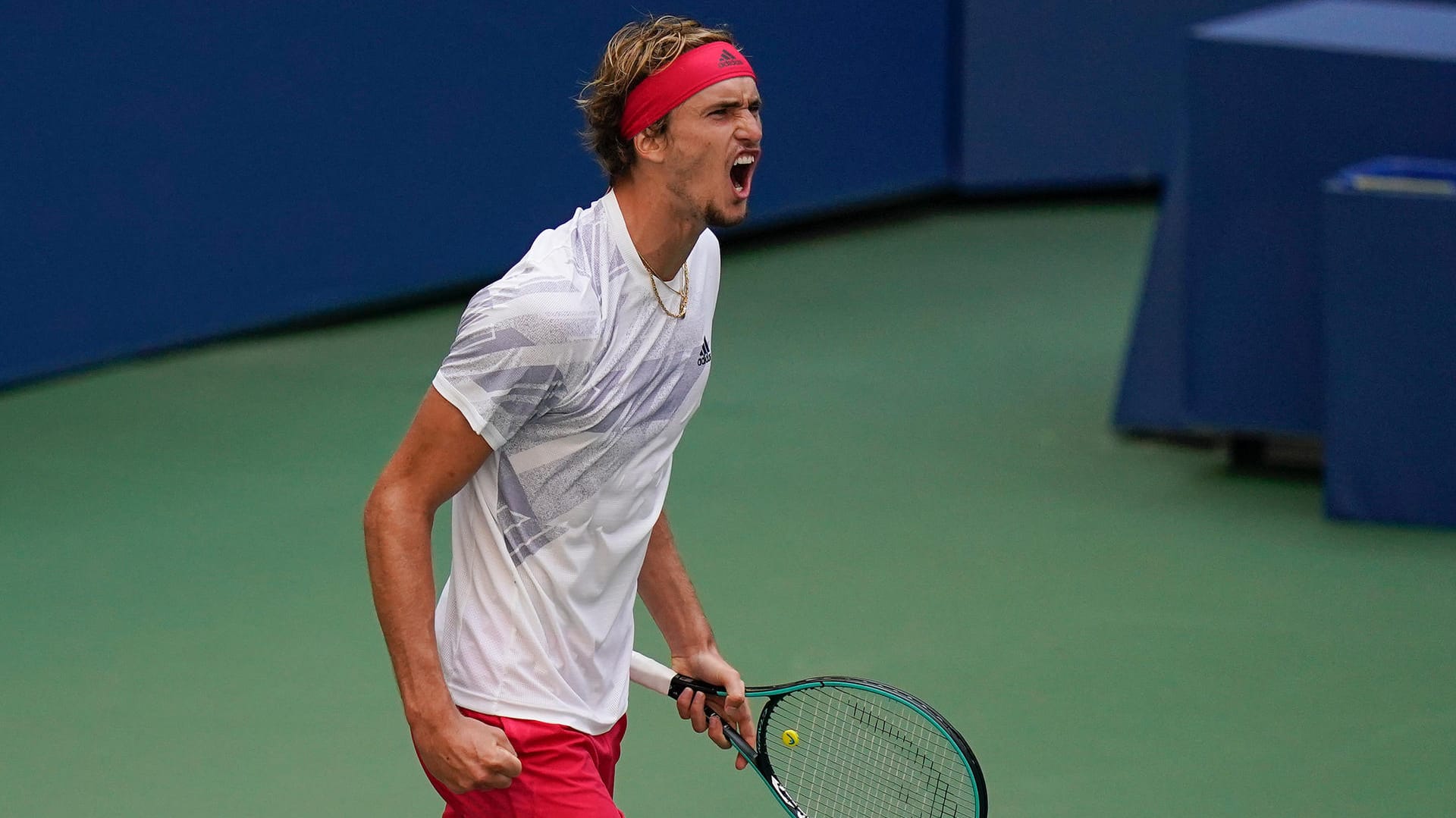 Alexander Zverev: Hat erstmals den Einzug in das Halbfinale der US Open geschafft.