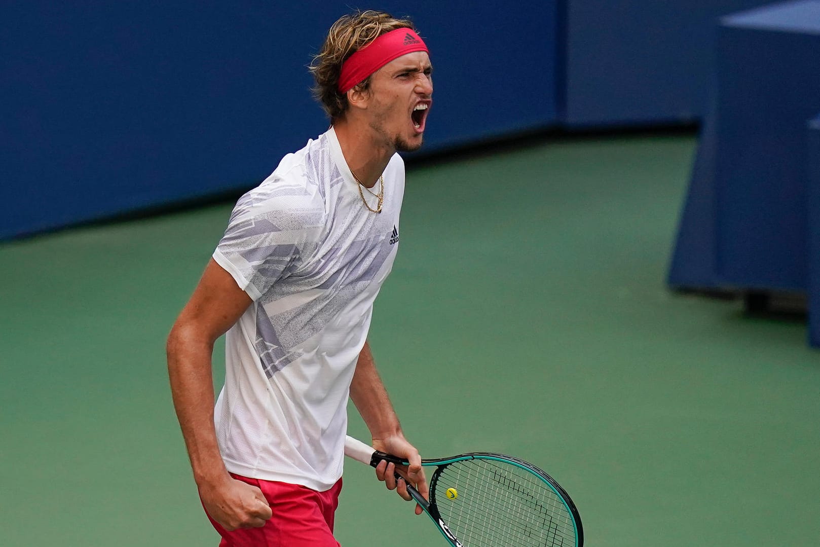 Alexander Zverev: Hat erstmals den Einzug in das Halbfinale der US Open geschafft.