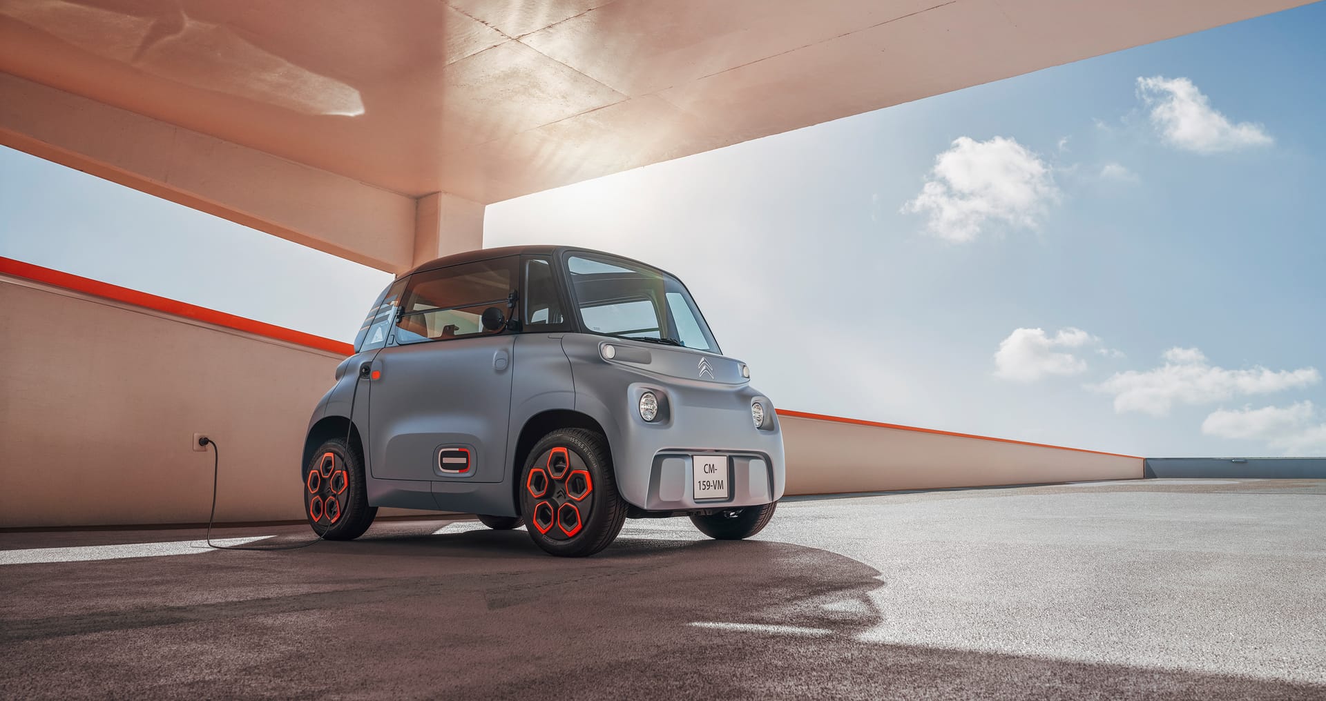 Citroën Ami: Der Wagen beansprucht mit seiner Größe noch weniger Verkehrsfläche als ein Smart.