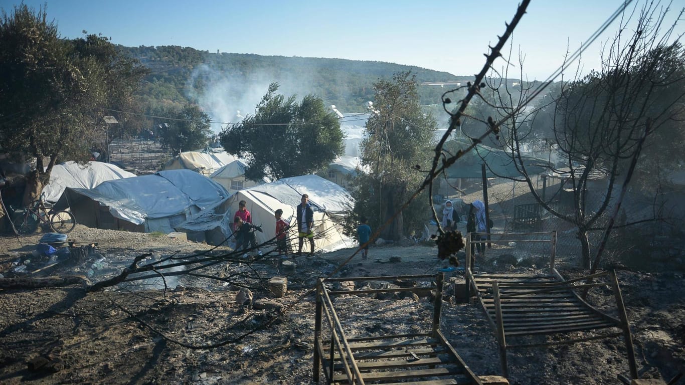 Moria Migrantenlager: Die Lage auf der griechischen Insel ist eskaliert.