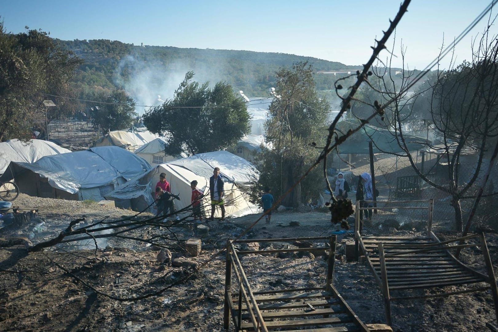 Moria Migrantenlager: Die Lage auf der griechischen Insel ist eskaliert.