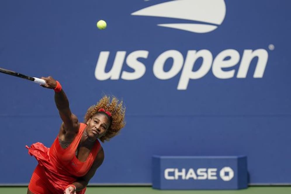 Musste für den Einzug ins Halbfinale schwer rackern: Serena Williams in Aktion.
