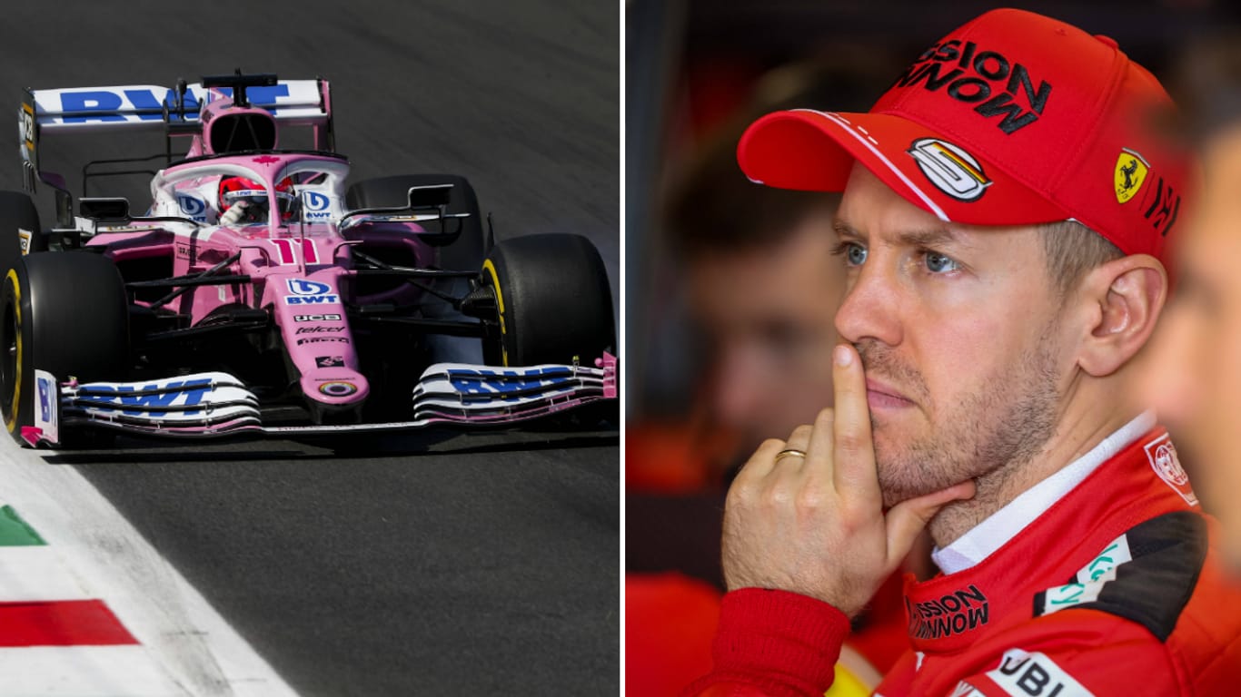 Neues Team im Blick? Sergio Perez (l.) verlässt Racing Point, Sebastian Vettel ist für 2021 noch ohne Cockpit.