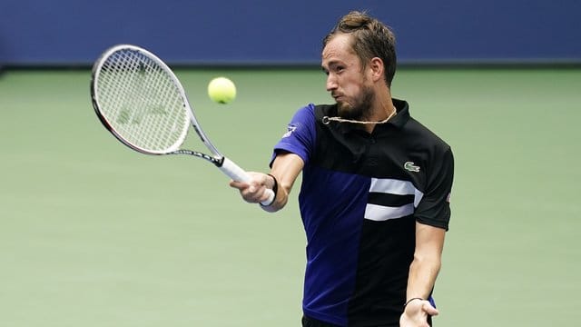 Steht bei den US Open schon wieder im Halbfinale: Der 24-jährige Daniil Medwedew. Steht bei den US Open schon wieder im Halbfinale: Der 24-jährige Daniil Medwedew.