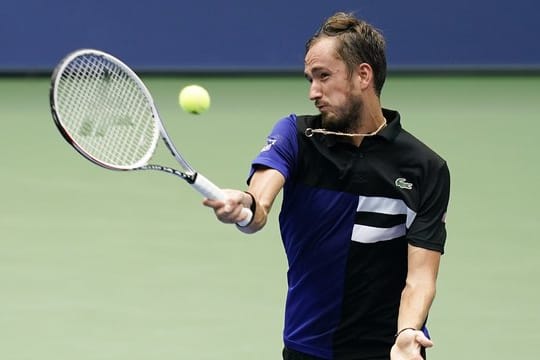 Steht bei den US Open schon wieder im Halbfinale: Der 24-jährige Daniil Medwedew.