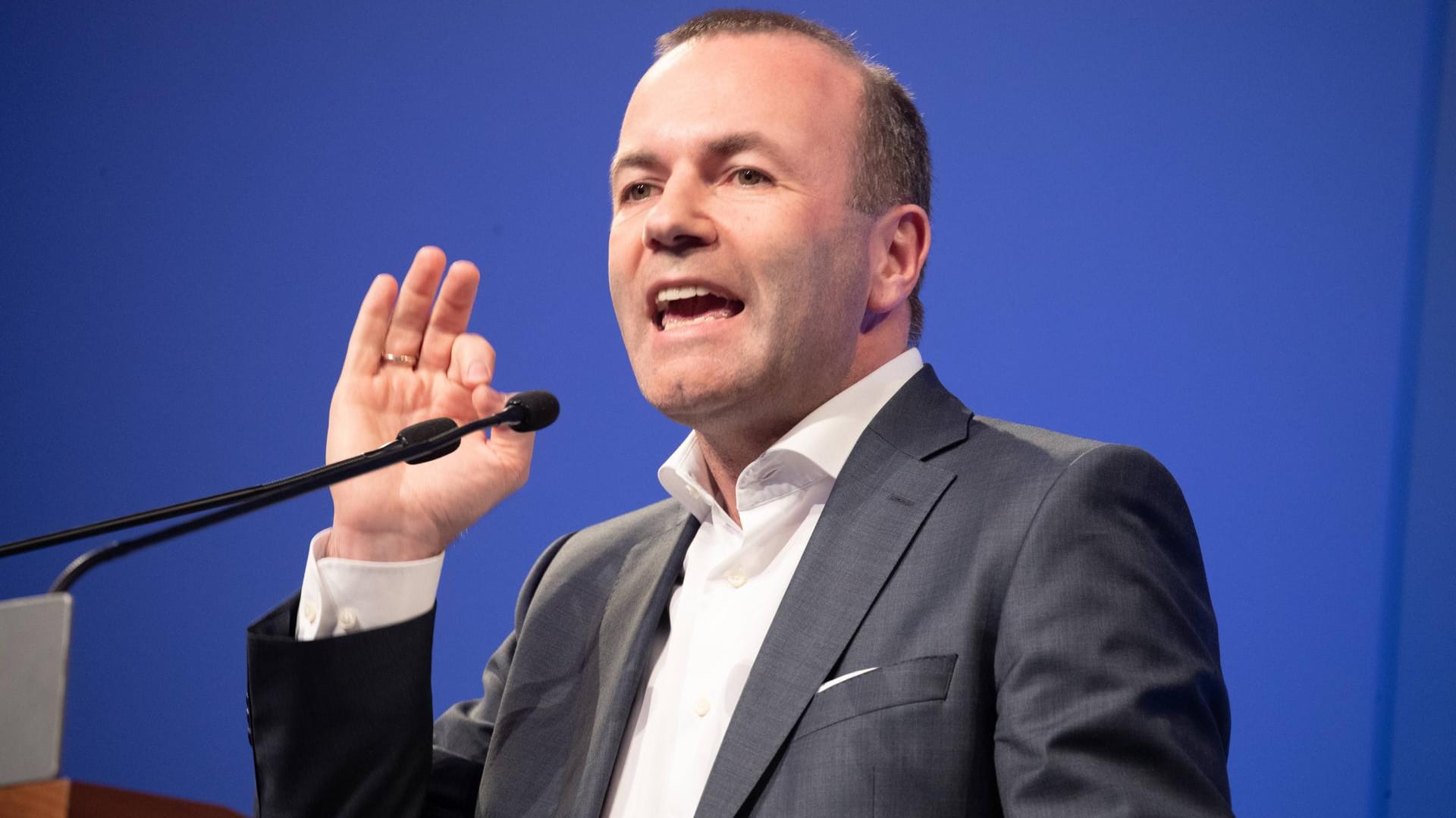 Manfred Weber: Der EVP-Vorsitzende sieht die Brisanz des neu entfachten Brexit-Streits