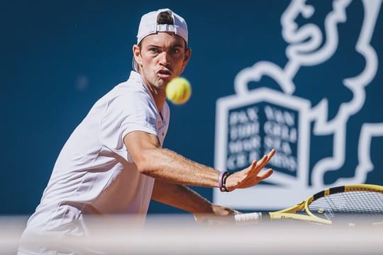 Steht in Kitzbühel in der Runde der letzten Acht: Maximilian Marterer.