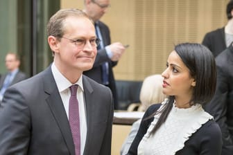 Bürgermeister Müller, Staatsskretärin Chebli: Im Berliner Kreisverband Charlottenburg-Wilmersdorf wird eine Kampfabstimmung über die Bundestagskandidatur entscheiden.