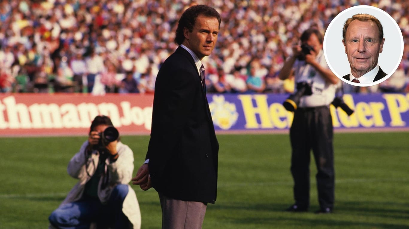 Franz Beckenbauer als DFB-Teamchef 1988. t-online.-Kolumnist Berti Vogts erinnert sich an die gemeinsame Zeit.