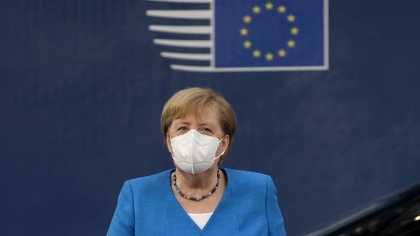 Hat auf dem EU-Sondergipfel zur Bewältigung der Corona-Wirtschaftskrise hart verhandelt: Bundeskanzlerin Angela Merkel.